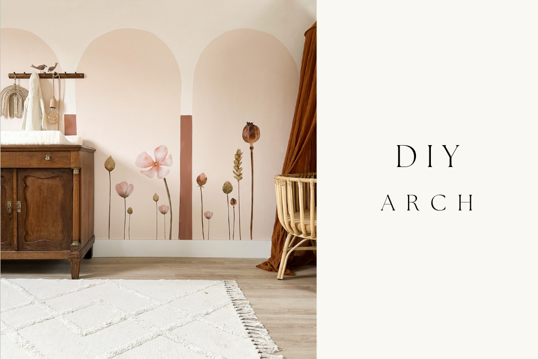 DIY bogen schilderen met lambrisering