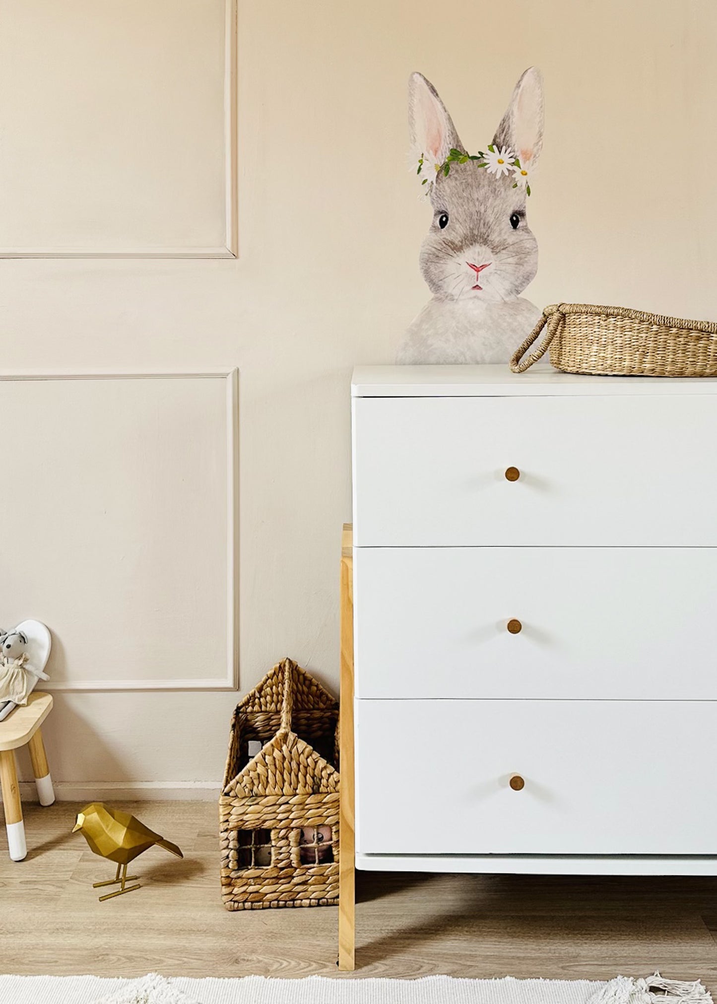 Wall stickers | Flower bunny XL (62 cm)