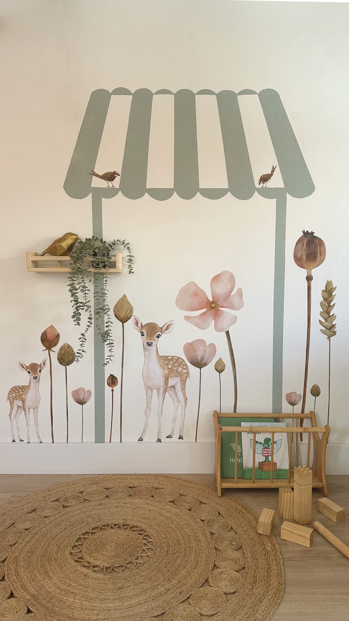 Ensemble d'animaux de la forêt avec cerfs XL