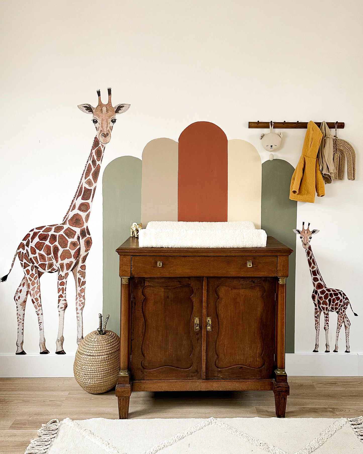 Watercolor Giraffe XL (170 cm) & small giraffe (85 cm) | Papertales Design