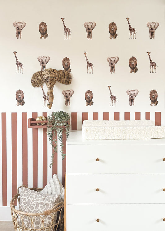 Wall stickers | wallpaper set Jungle