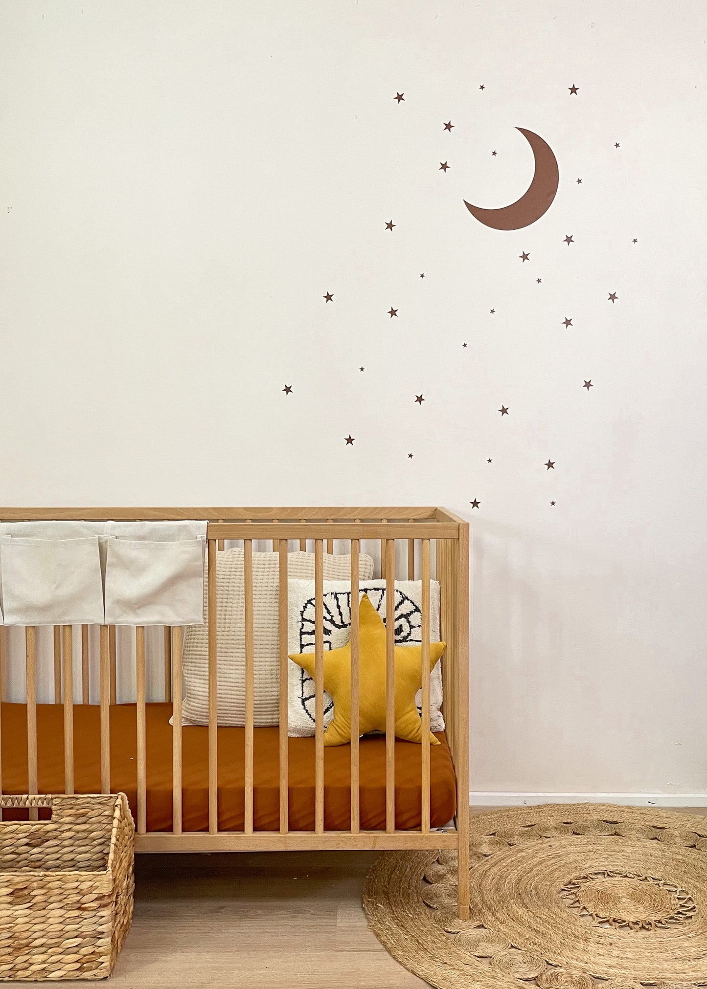 Moon &amp; Stars | brun foncé