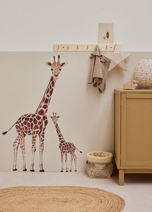 Wall stickers | Watercolor Giraffes (duo)